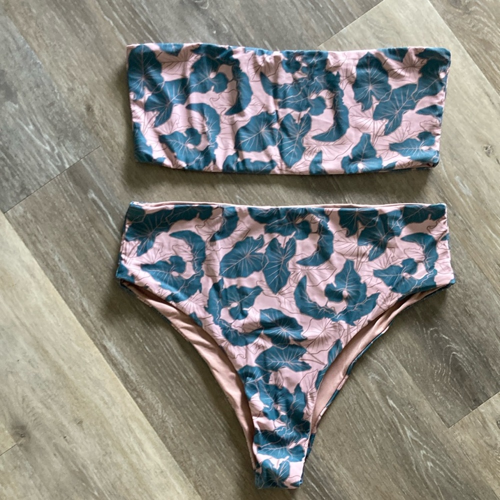 Lex Breezy Kalo Pink Bikini Set